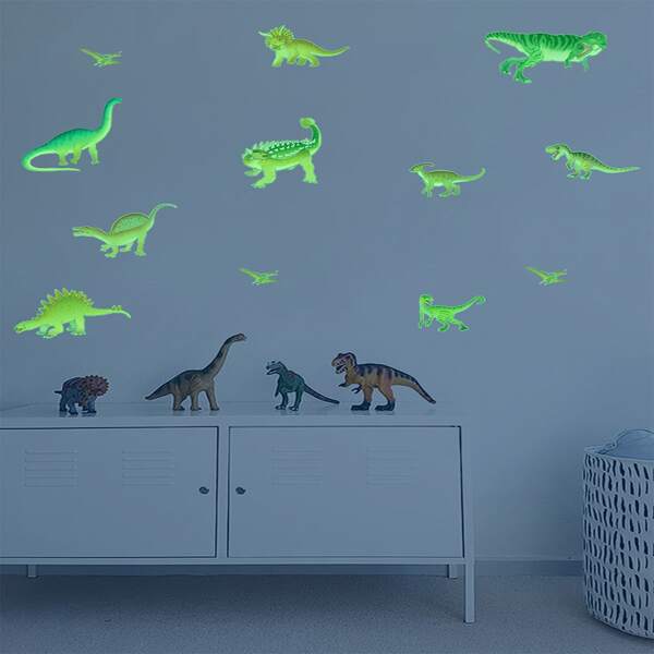 

Kids Dinosaur Print Wall Sticker, Multicolor