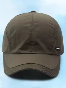Mũ bóng chày đơn giản cho nam sử dụng hàng ngày làm quà tặng mùa hè cho bạn bè thông thường - Màu xanh lá cây đậm - Xem 2
