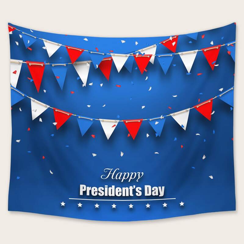 

Independence Day Decoration Tapestry, Multicolor
