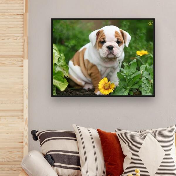 

Dog Print Diamond Painting Without Frame, Multicolor
