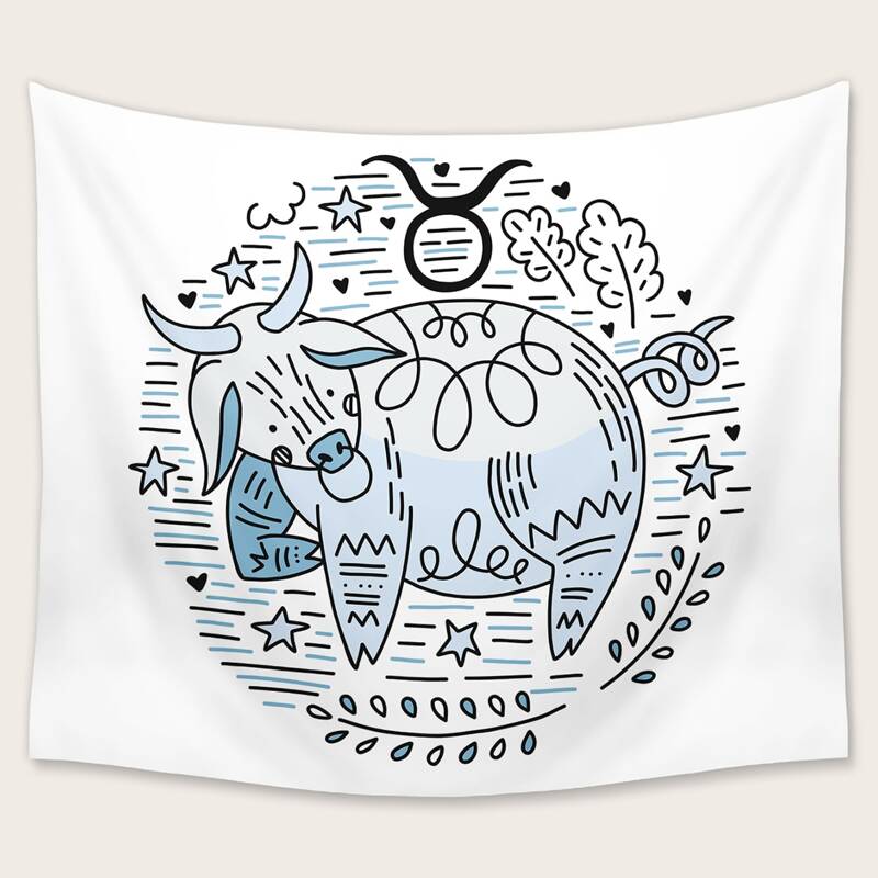 

Cartoon Graphic Tapestry, Multicolor
