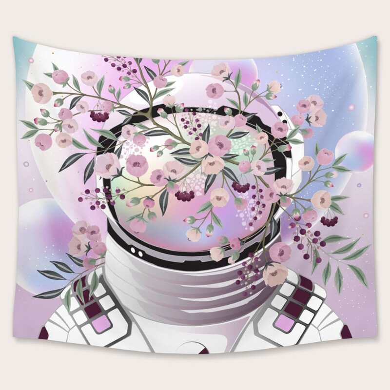 

Floral Pattern Tapestry, Multicolor