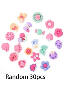 30 cái trang trí hoa tự làm - Nhiều màu - Xem 2