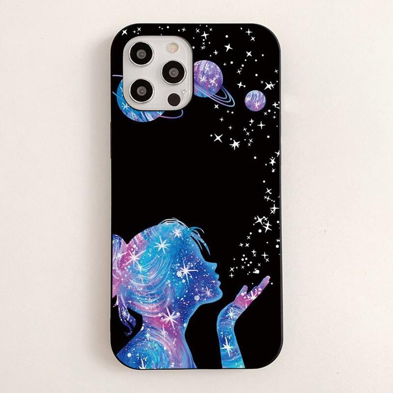 

1pc Figure Graphic Phone Case, Multicolor
