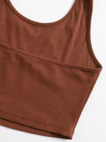 SHEIN EZwear 2 Packs Women Solid Color Halter Top - Multicolor - View 5