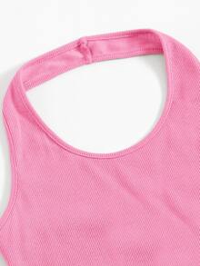 SHEIN EZwear 2 件装女式纯色吊带上衣 - 彩色 - 查看 5