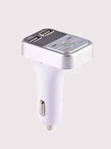 多功能發射器MP3播放機車載充電器 - 銀色 - 查看 3