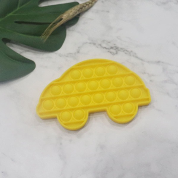 

Car Shaped Push Pop Bubble, Yellow