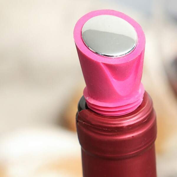 

2pcs Random Color Wine Stopper, Multicolor