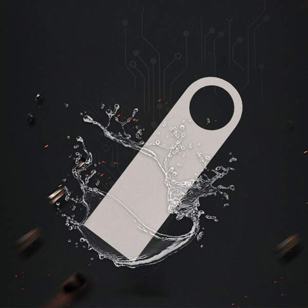 

Минималистичный USB-накопитель, Серебряные