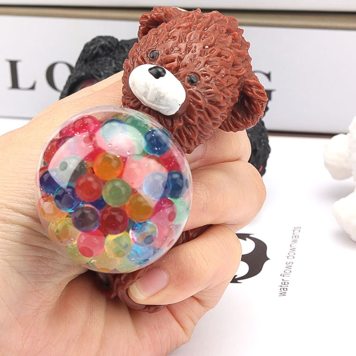 

1pc Random Bear Squeeze Toy, Multicolor