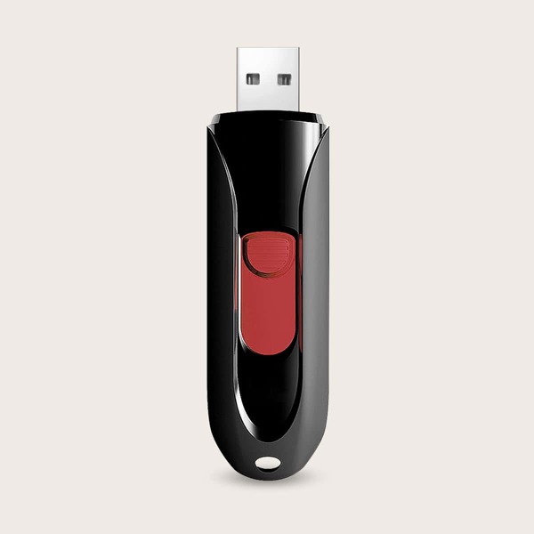

Портативный USB-накопитель с телескопической конструкцией, Чёрный