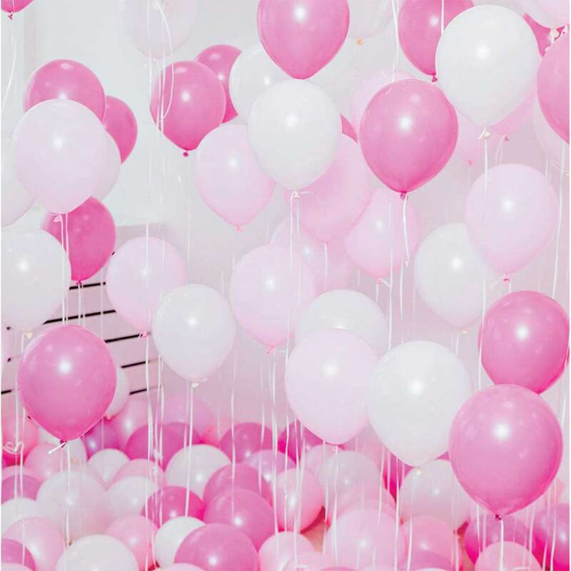 

32pcs Color Block Balloon, Multicolor