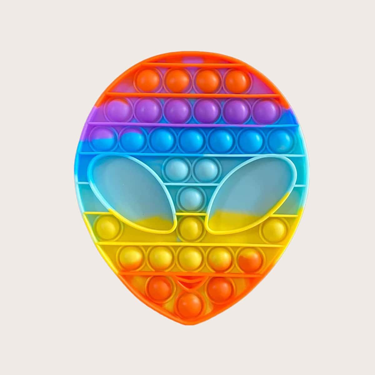 

Alien Shaped Push Bubble Toy, Multicolor