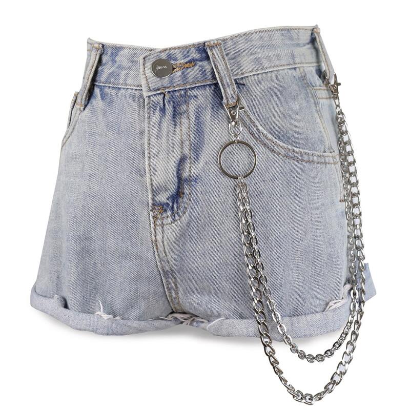 

Minimalist Layered Pant Chain, Silver