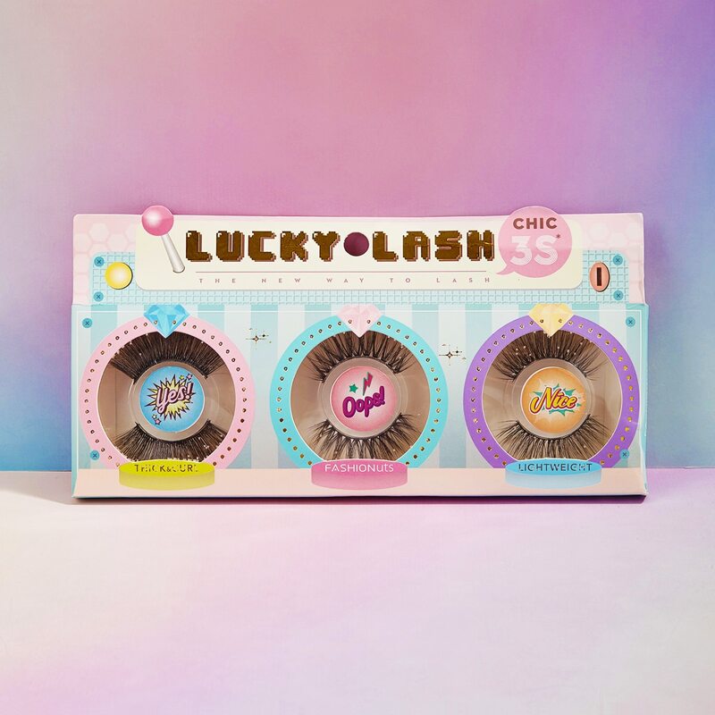 

3pairs Fake Eyelashes, Black