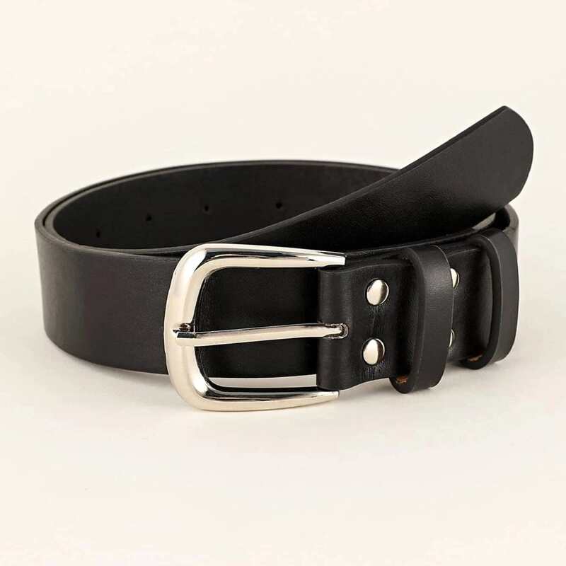 

Metal Buckle Belt, Black