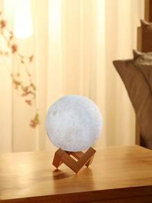 Moon Shaped Decorative Light - White - View 3