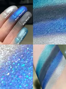 SHEGLAM Wolf Calls Palette 12-Clolor Shimmer Matte Eyeshadow Palette Metallic Color Blue Grey Long Lasting No Smudge Highly Pigmented Soft Smooth Eyeshadow Eye Makeup Cosmetics Brand Beauty Makeup Face Paint Cosmetic For Women Girls Perfect For Winter Spring Ideal For Y2K Fancy Fashion Suitable For Birthday Gift Party Ready Best Color - Wolf Calls - View 6