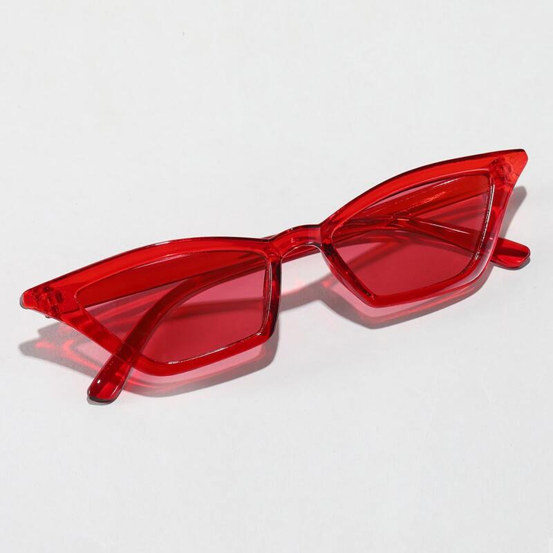 

Cat Eye Frame Sunglasses, Red