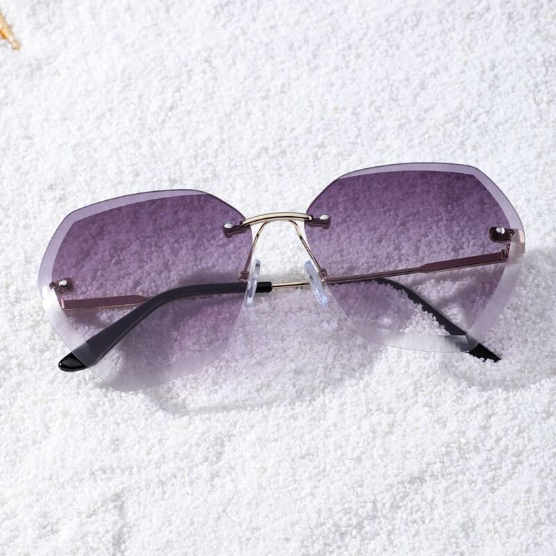 

Rimless Tinted Lens Sunglasses