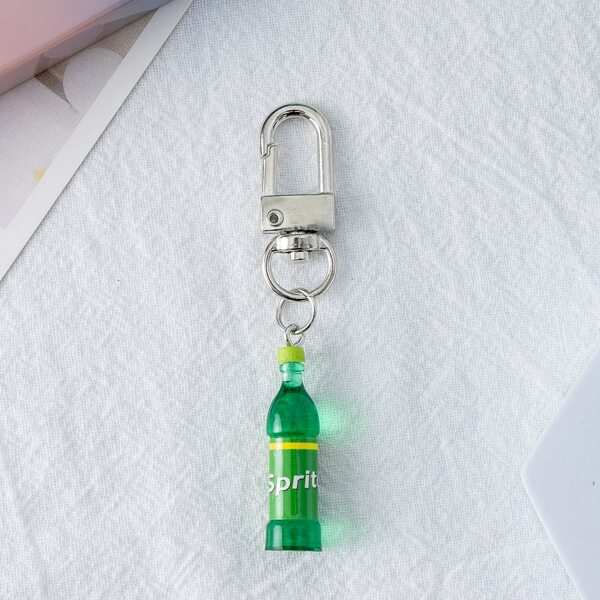 

Kids Bottle Design Bag Charm, Green