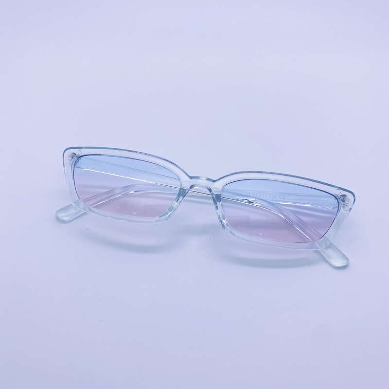 

Clear Frame Tinted Lens Sunglasses