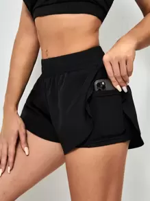 Easithlete 透氣手機口袋運動短褲