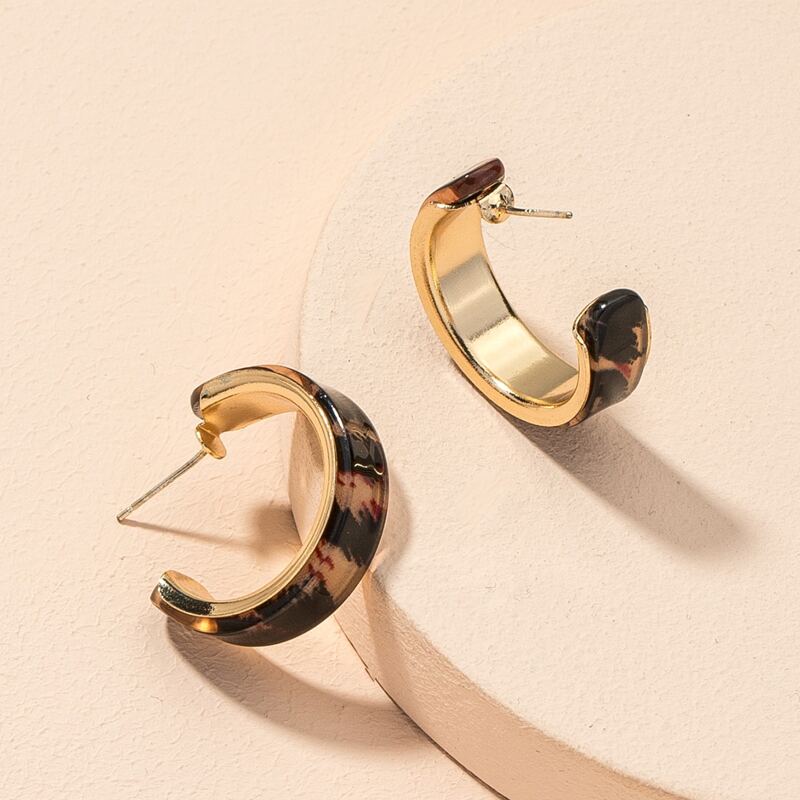 

Open Hoop Earrings, Gold