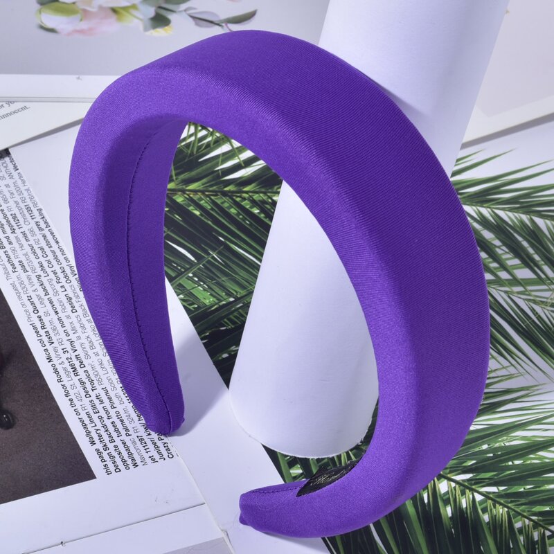 

1pc Simple Wide Headband, Purple