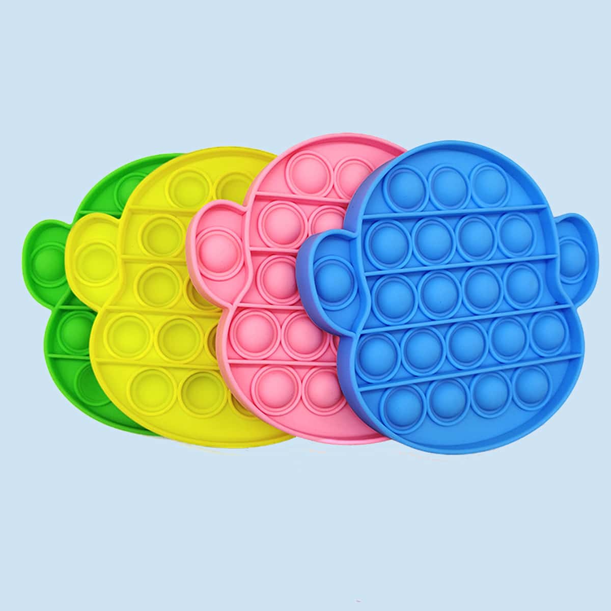 

1pc Random Color Push Bubble Toy, Multicolor