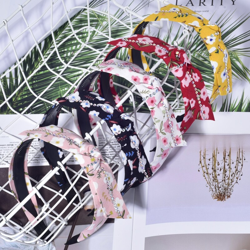 

5pcs Flower Pattern Headband, Multicolor