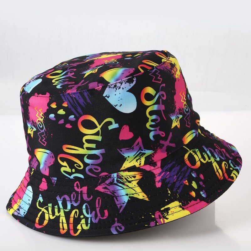 

Guys Letter Graphic Bucket Hat, Black