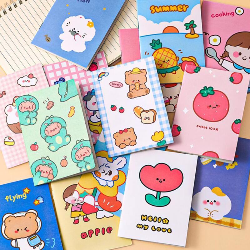 

2pcs Random Cartoon Graphic Notebook, Multicolor