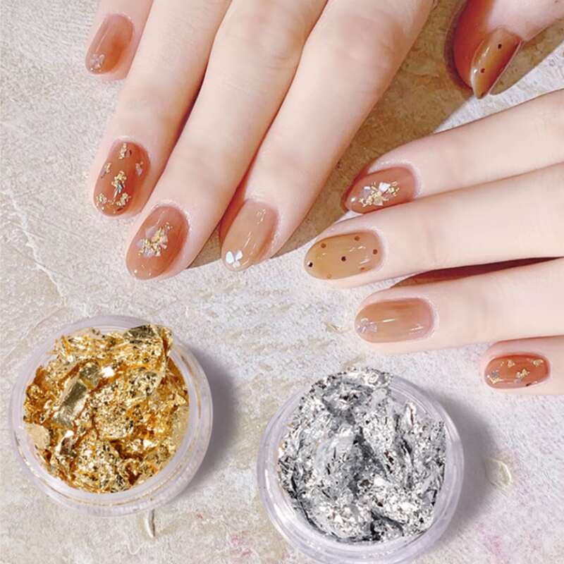 

2boxes Random Nail Art Decoration, Multicolor