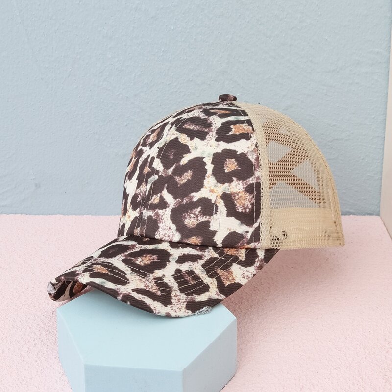 

Leopard Baseball Cap, Khaki