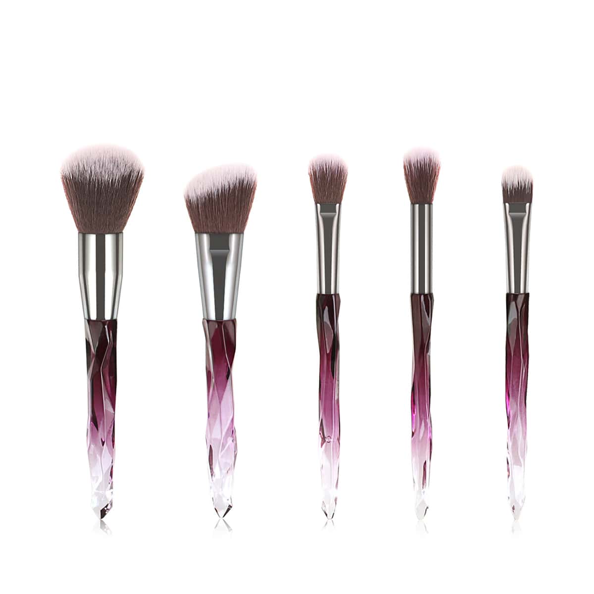

5pcs Random Makeup Brush, Multicolor