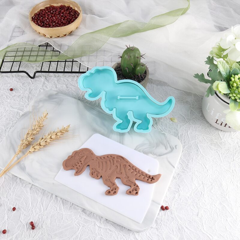 

1pc Dinosaur Shaped Mold, Blue