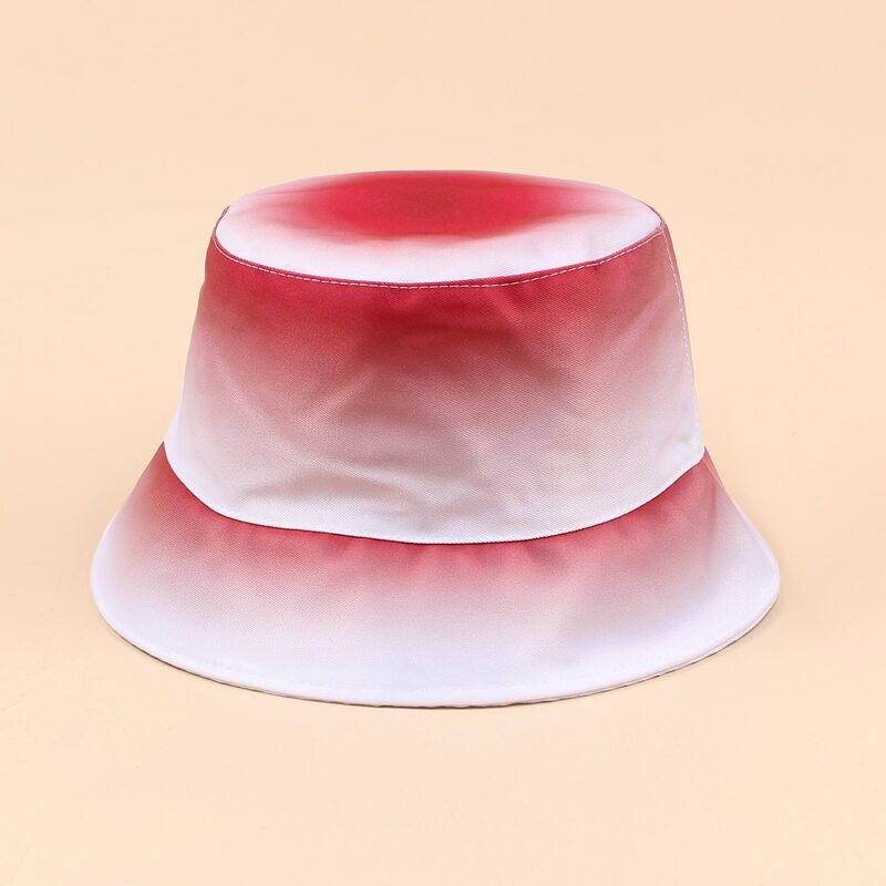 

Ombre Print Bucket Hat, Rose red