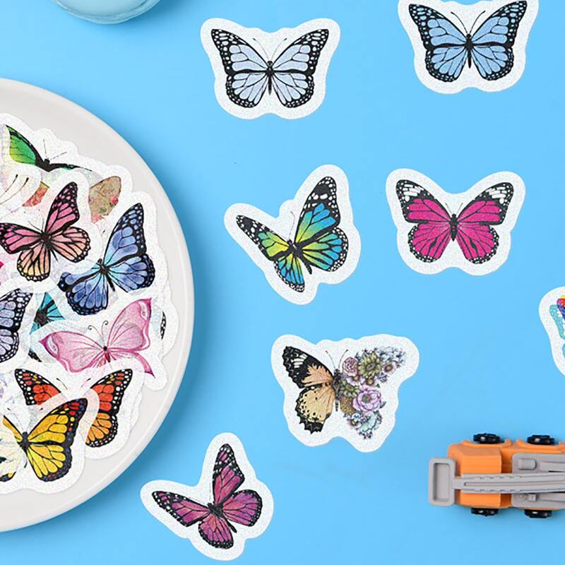

40pcs Butterfly Graphic Sticker, Multicolor