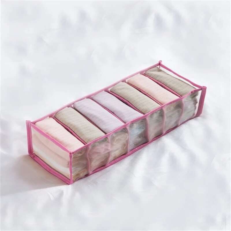 

1pc Underwear Storage Box, Pink