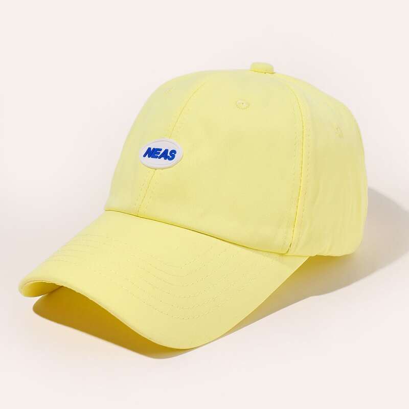 

Letter Decor Baseball Cap, Yellow