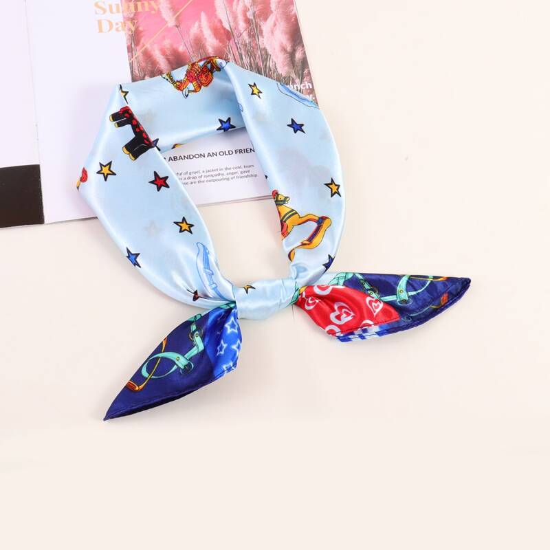 

Horse Pattern Scarf, Multicolor