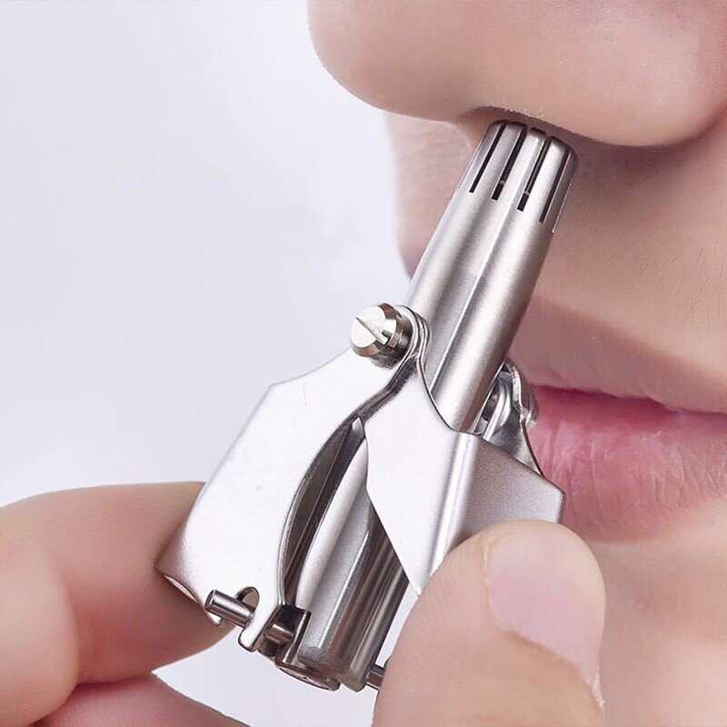 

1pc Nose Hair Trimmer, Silver
