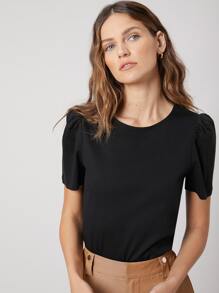 MOTF PREMIUM Áo Ống tay áo - màu đen - Xem 4