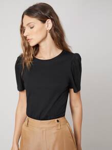 MOTF PREMIUM Áo Ống tay áo - màu đen - Xem 8