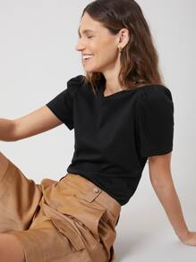 MOTF PREMIUM Áo Ống tay áo - màu đen - Xem 10