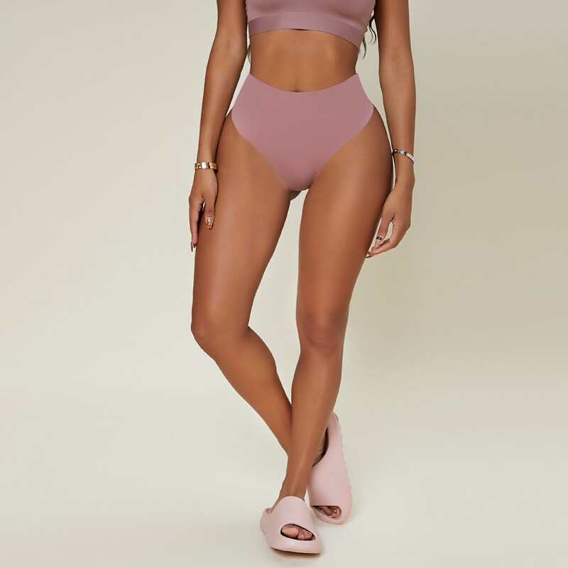 

No Show High Waist Panty, Redwood