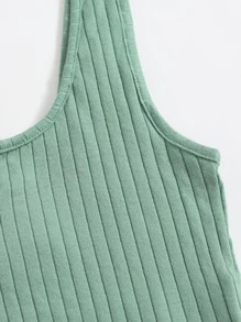 Muchica Áo hai dây Xù nhỏ màu trơn Gợi cảm - Nhiều màu - Xem 4