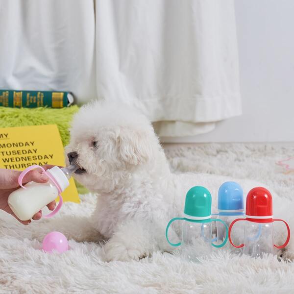 

1pc Random Color Pet Feeder Bottle, Multicolor
